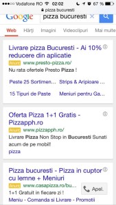 google pizza bucuresti